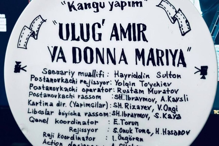 Yolqin To‘ychiyevning “Ulug‘ Amir va Donna Mariya” filmi suratga olinmoqda