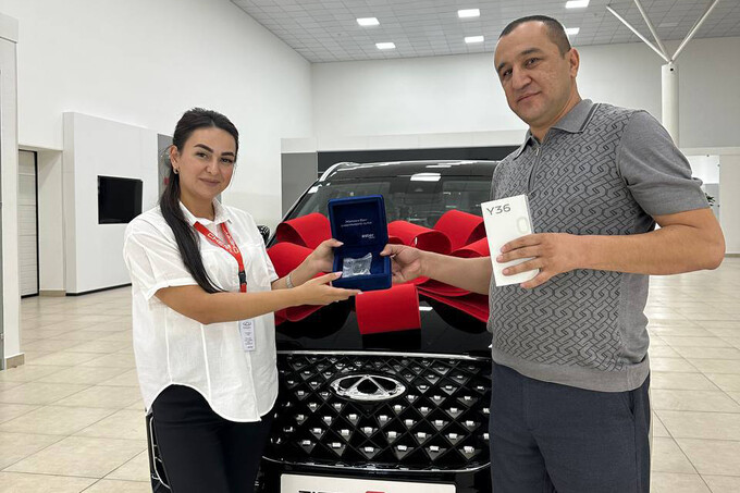 По итогам успешной акции от Chery новые клиенты получили ценные призы