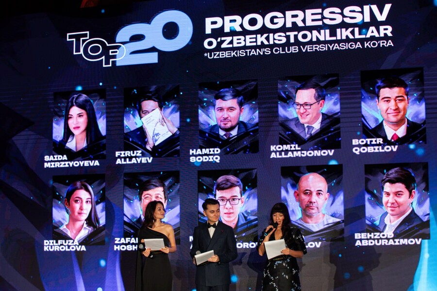 TOP-20 progressiv o‘zbekistonliklar ro‘yxati e’lon qilindi