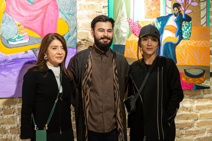Выставка Tanho Сардора Эркинова открылась в Ташкенте: там, где восток пересекается с современной живописью