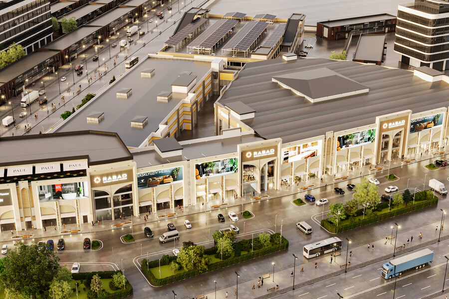 Строительный торговый центр RABAD предлагает перспективные торговые помещения владельцам и арендаторам