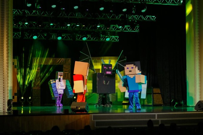 Шоу в стиле Minecraft