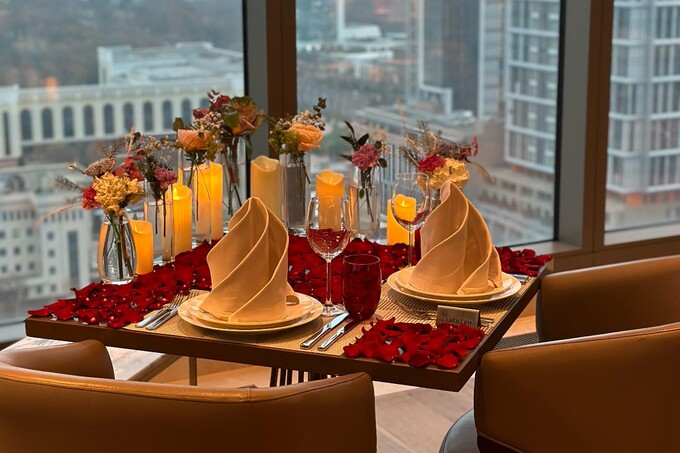 Hilton Tashkent City приглашает на вечер влюбленных