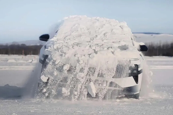 Электромобили Nio научили отряхиваться от снега