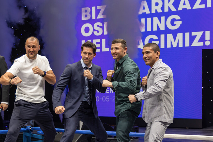 Afsonaviy "Boyka" Toshkentdagi ringda (foto,video)