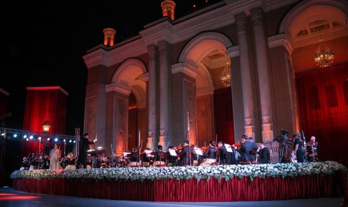 Open Air концерт «Феерия музыки под небом Ташкента» в ГАБТ