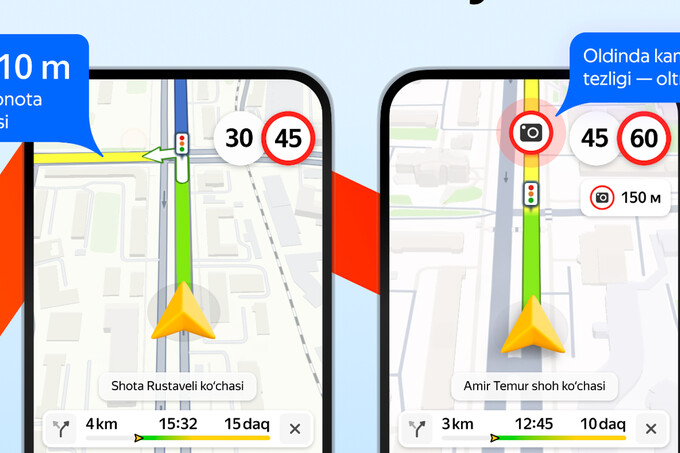Yandex Maps navigatsiyasiga oʻzbekcha ovoz qoʻshildi