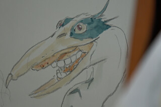 Хаяо Миядзаки и птица