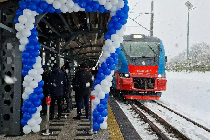 В Ходжикенте открыта новая железнодорожная станция — «Чиноркент»