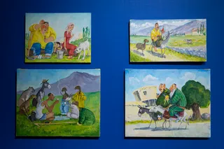 Foto: Furqat Usmonovning "60 yillik hayot hazillari" koʻrgazmasi ochildi 