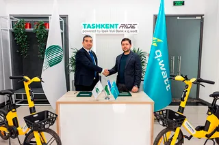 Ipak Yo‘li Banki и q.watt объединяют усилия для развития экологически чистого транспорта