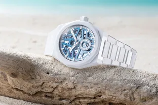 ZENITH и Time+Tide представляют финальную модель серии Surfer — DEFY Skyline Skeleton White Surfer Ceramic