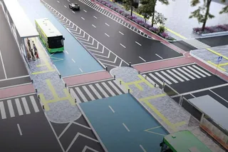 По улице Шота Руставели запустят движение автобусов