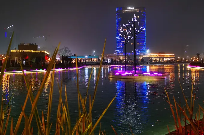 «Сияние неба» в парке Tashkent City