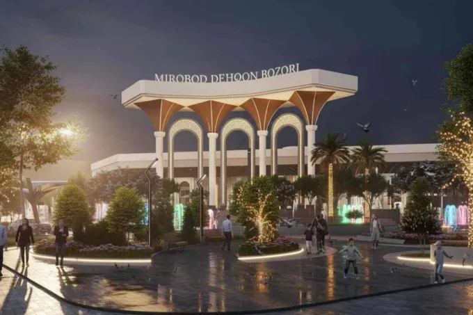 Mirobod bozori atrofi obodonlashtirladi, hududda favvora paydo boʻladi