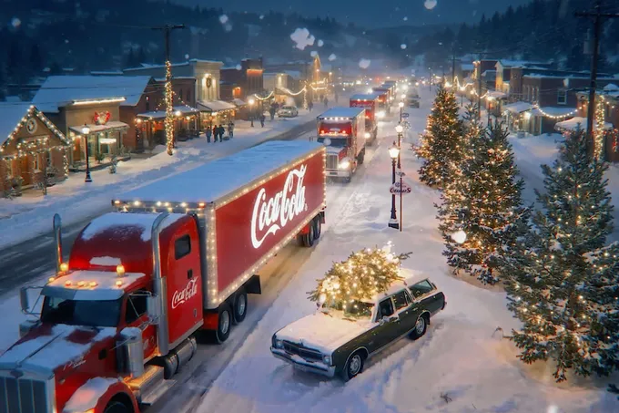 Coca‑Cola выпустила новую версию видео Holidays Are Coming с ИИ