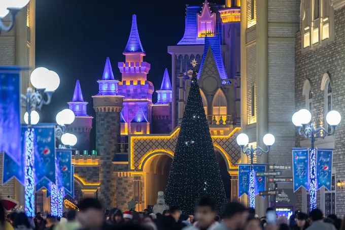 3D шоу дронов и открытие первой новогодней елки