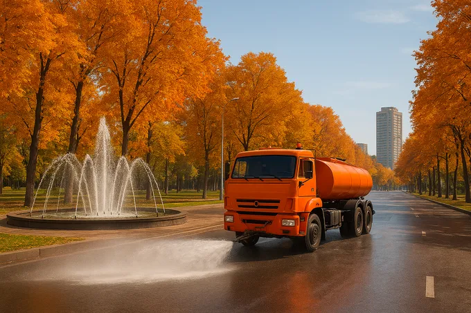 В Ташкенте включили фонтаны и усилили полив улиц из-за сильной загрязненности воздуха