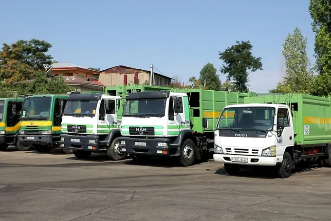 Toshkentda chiqindi tashuvchi mashinalar harakatini onlayn kuzatish imkoniyati yaratildi