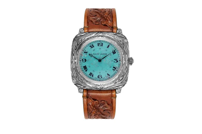 Ralph Lauren расширяет коллекцию American Western Watch новой моделью с бирюзовым циферблатом