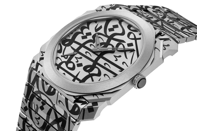 Bvlgari представили часы Octo Finissimo с росписью художника Маттара Бин Лахеджа