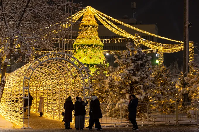 В центре Ташкента перекроют пять улиц на время новогодних праздников