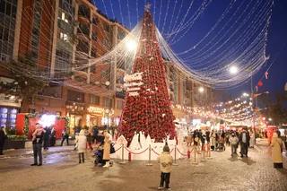 Новогодний фестиваль на улице Тараса Шевченко
