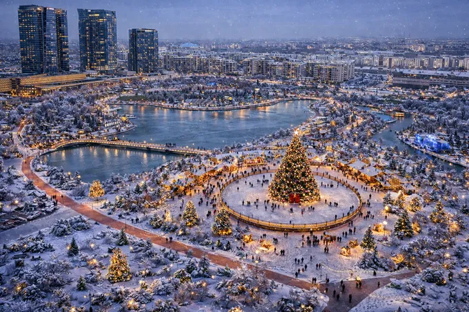 Въезд в парк Tashkent City и Mall ограничили на новогодние праздники