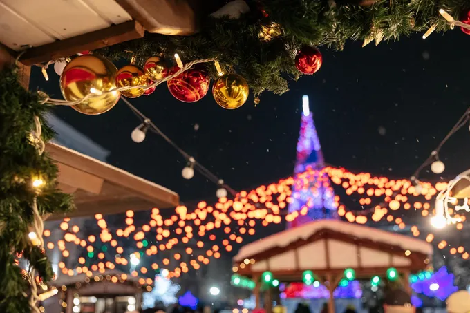 Новогодняя ярмарка в парке Navruz