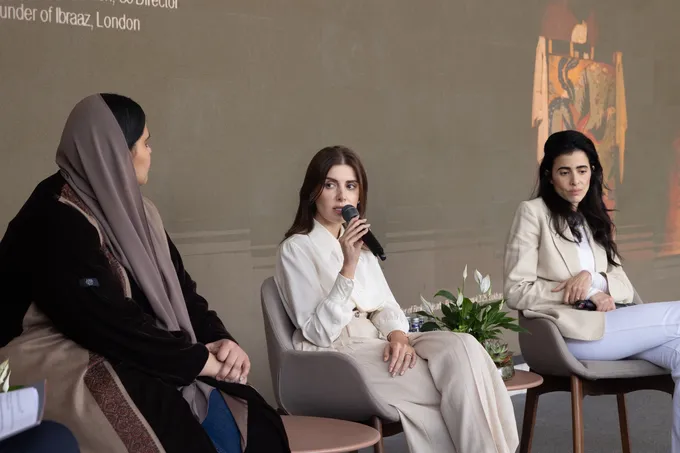 Гаянэ Умерова выступила на панельной дискуссии в рамках Art Basel Qatar