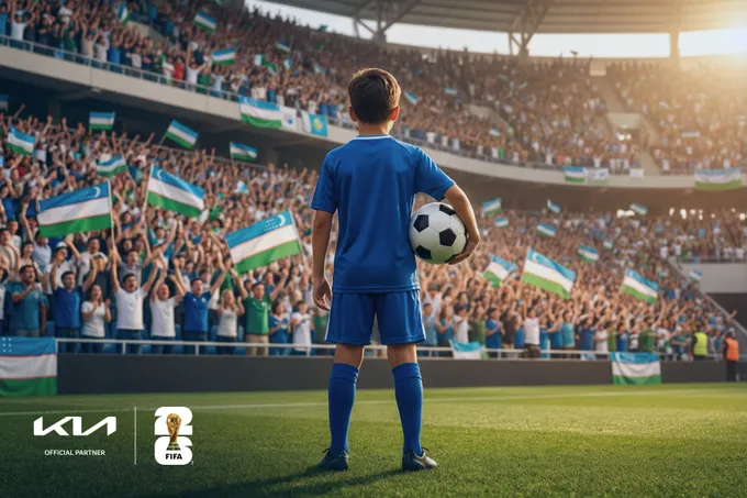 Большой футбол начинается с детской мечты: Kia запустила детский конкурс с поездкой на ЧМ-2026