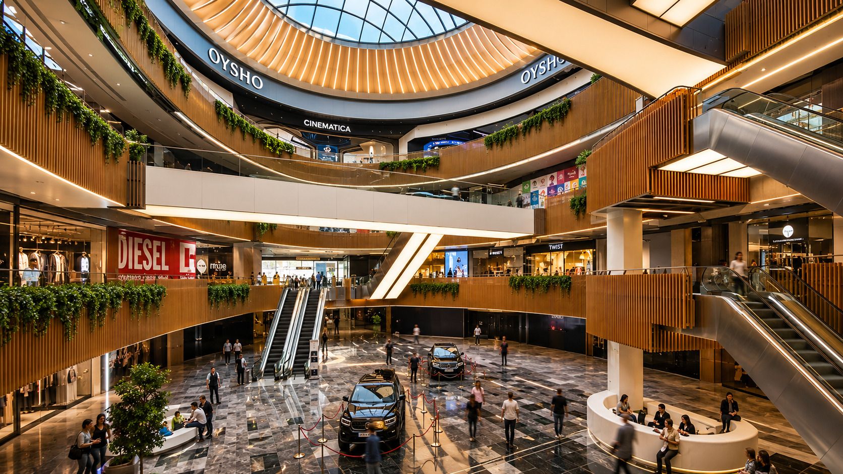 Забег Mallathon в Tashkent City Mall