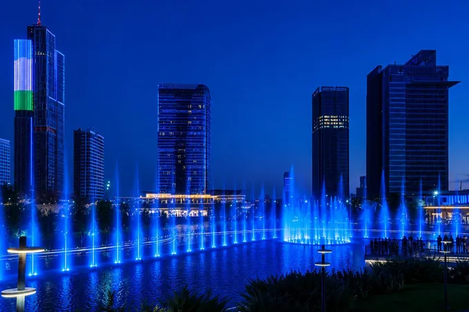 Tashkent City bog‘ida mushakbozlik namoyishi