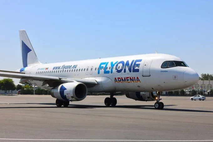 FlyOne Armenia Yerevan–Toshkent yo‘nalishida to‘g‘ridan to‘g‘ri parvozlarni yo‘lga qo‘ydi