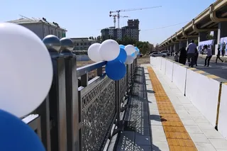 В Сергели открыли новый мост между двумя махаллями
