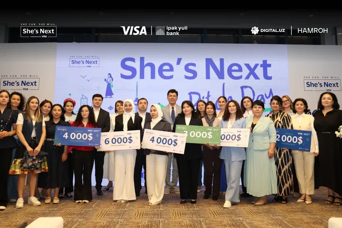 Visa и Ipak Yuli Bank определили победительниц первой волны инициативы She’s Next в Узбекистане