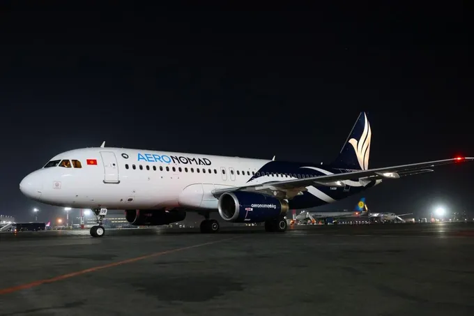Toshkent aeroportida Aero Nomad’ning Bishkekdan birinchi reysi kutib olindi