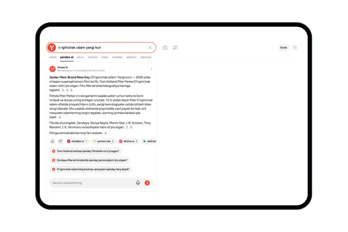 “O‘rgimchak odam”, muhabbat haqidagi seriallar va UFC: avgust oyida O‘zbekistonda qidirilgan mavzular