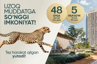 Tashwell: sotuvlarning ikkinchi bosqichi boshlandi - 5 mln so‘mdan boshlanadigan 48 oygacha muddatli to‘lov